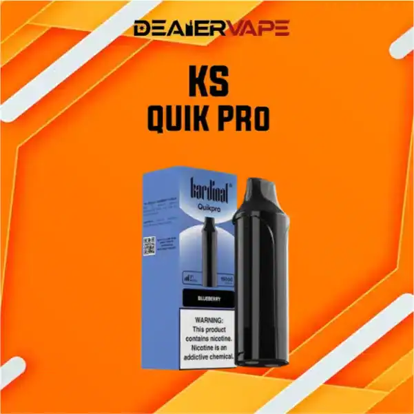 หัวพอต ks quik pro กลิ่นบลูเบอร์รี่ หวานหอมฉ่ำ สดชื่นในทุกคำ