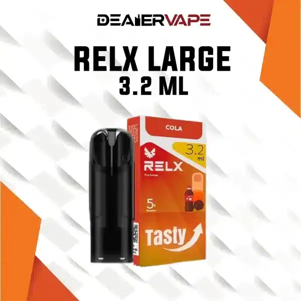 relx pod large กลิ่นโคล่า หอมซ่าชื่นใจ เติมพลังทุกคำ
