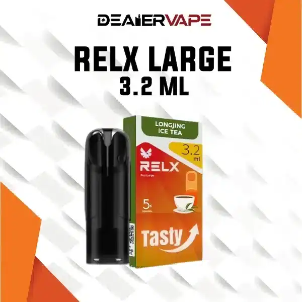 relx pod large กลิ่นชาเขียวหลงจิ่ง หอมกลมกล่อมเย็นสดชื่น