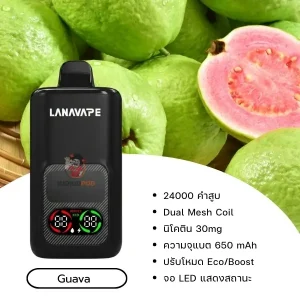lannavape lana iris 24000 puffs guava