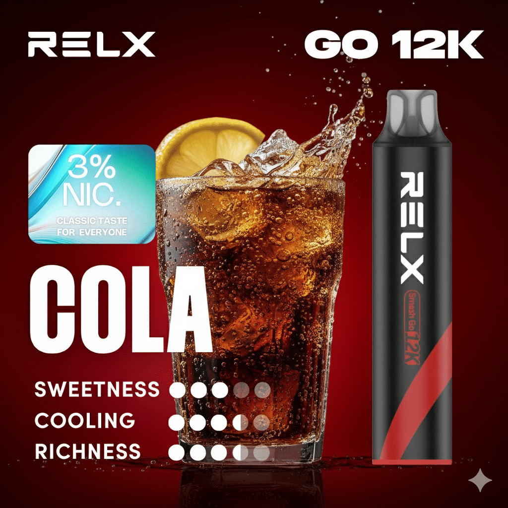 Relx Smash Go 12K กลิ่นโคล่า หวานซ่า ฟีลสนุกเต็มคำ